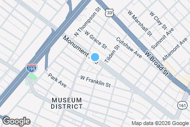 Map image of the property - 3309 Monument Ave