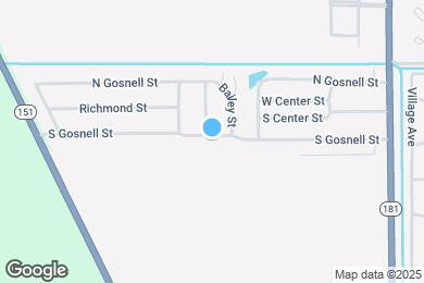 Map image of the property - 141 S Gosnell St