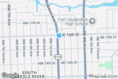 Map image of the property - 1532 N Andrews Ave