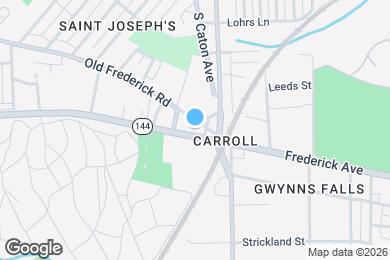 Map image of the property - 3332 Frederick Ave