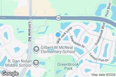 Map image of the property - 14840 Skip Jack Loop