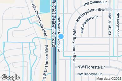 Map image of the property - 555 NW North Macedo Blvd