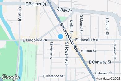 Map image of the property - 341 E Lincoln Ave