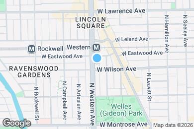 Map image of the property - 4609 N Western Ave