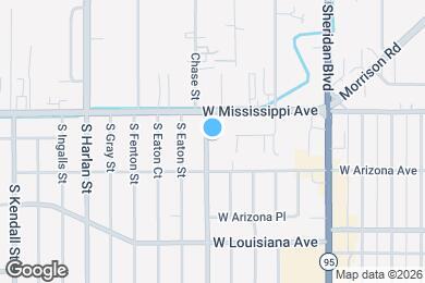 Map image of the property - 1180 S Depew St