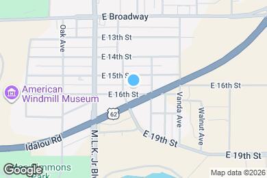 Map image of the property - 1907 16th St