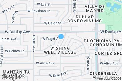 Map image of the property - 8830 N 37th Ave