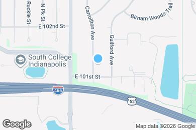 Map image of the property - 10109 Carrollton Ave
