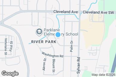 Map image of the property - 1021 Cedar Ave