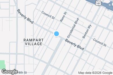 Map image of the property - 2918 Beverly Blvd