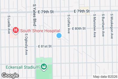 Map image of the property - 8036 S Kingston Ave