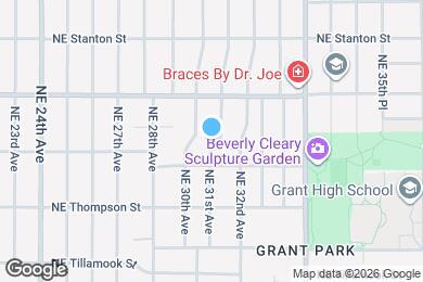 Map image of the property - 2543 NE 31st Ave
