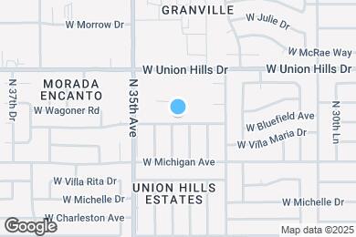 Map image of the property - 3412 W Bluefield Ave