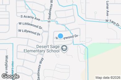 Map image of the property - 9281 W Lillywood Dr