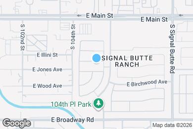 Map image of the property - 10465 E Azalea Ave