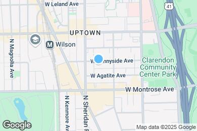 Map image of the property - 929 W Sunnyside Ave
