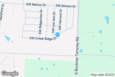 Map image of the property - 311 SW Creek Ridge Drive .