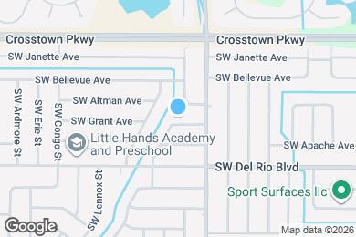 Map image of the property - 1773 SW Cannon Ave