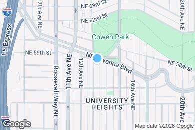 Map image of the property - 5646 Brooklyn Ave NE