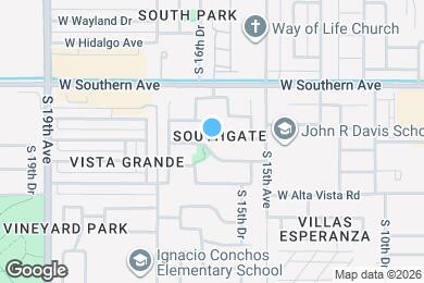 Map image of the property - 1552 W Burgess Ln