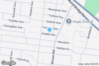 Map image of the property - 9009 Gedde Ave