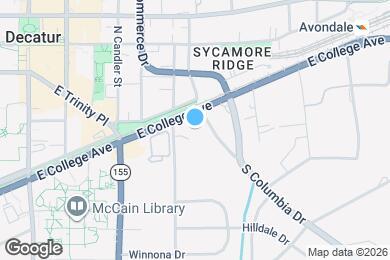 Map image of the property - 417 E College Ave