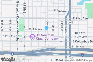 Map image of the property - 1800 E 18th Ave