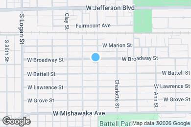 Map image of the property - 917 Forest Ave