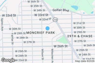 Map image of the property - 1497 W 29th St