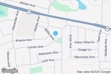 Map image of the property - 940 Miller Ave