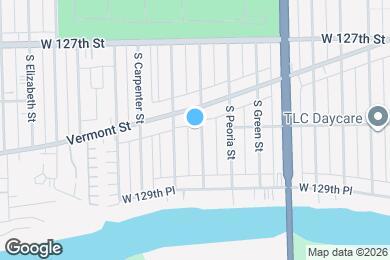 Map image of the property - 12820 S Sangamon St