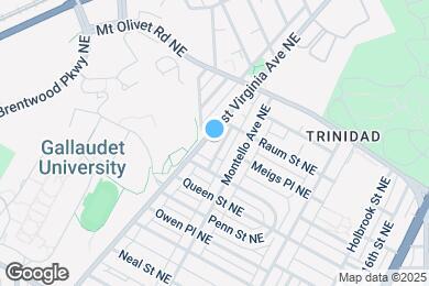Map image of the property - 1635 West Virginia Ave NE