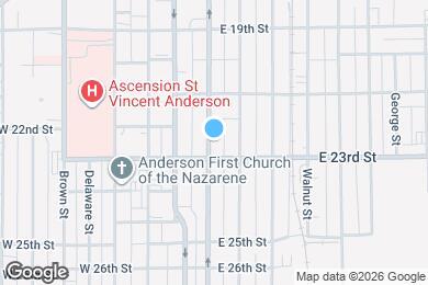 Map image of the property - 2214 Central Ave