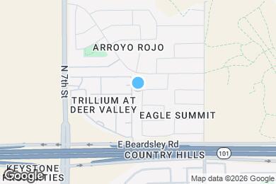 Map image of the property - 20428 N 9th St