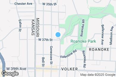 Map image of the property - 1600 W 37th St