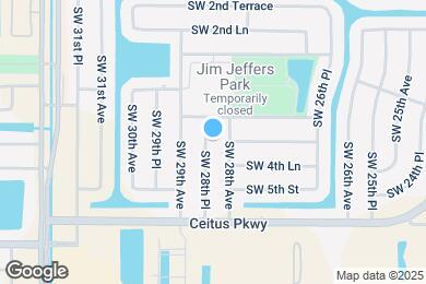 Map image of the property - 349 SW 28th Pl