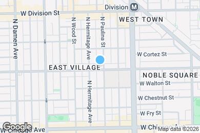 Map image of the property - 1706 W Augusta Blvd