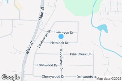 Map image of the property - 513 Hemlock Dr