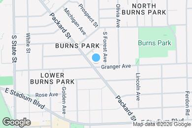 Map image of the property - 1325 Packard St