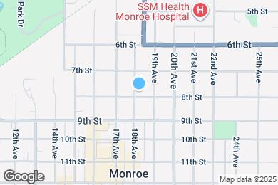 Map image of the property - 1803 8th St