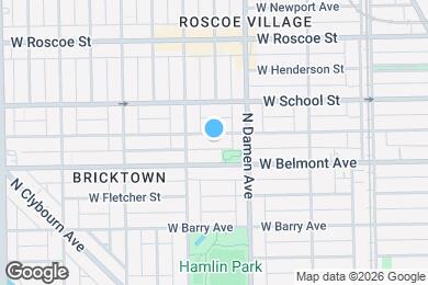 Map image of the property - 2033 W Melrose St