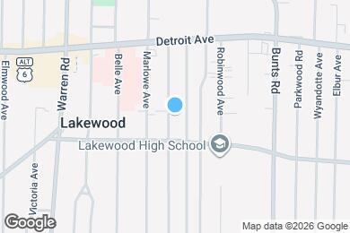 Map image of the property - 1493 Lincoln Ave