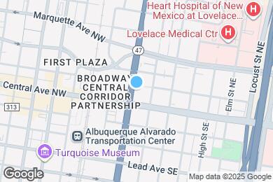 Map image of the property - 100 Broadway Blvd NE