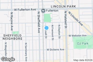 Map image of the property - 2239 N Bissell St