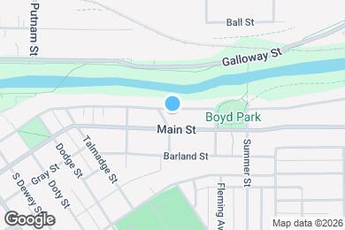 Map image of the property - 1011 E Grand Ave