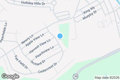 Map image of the property - 435 Cedarcrest Dr