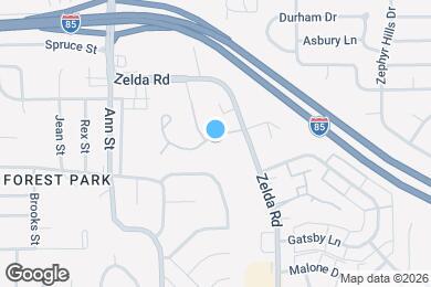 Map image of the property - The Gatsby at Midtown