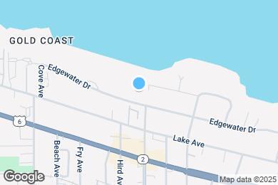 Map image of the property - 11720 Edgewater Dr