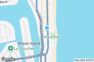 Map image of the property - 6917 Collins Ave