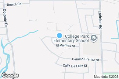Map image of the property - 2619 Calle Hermosa St